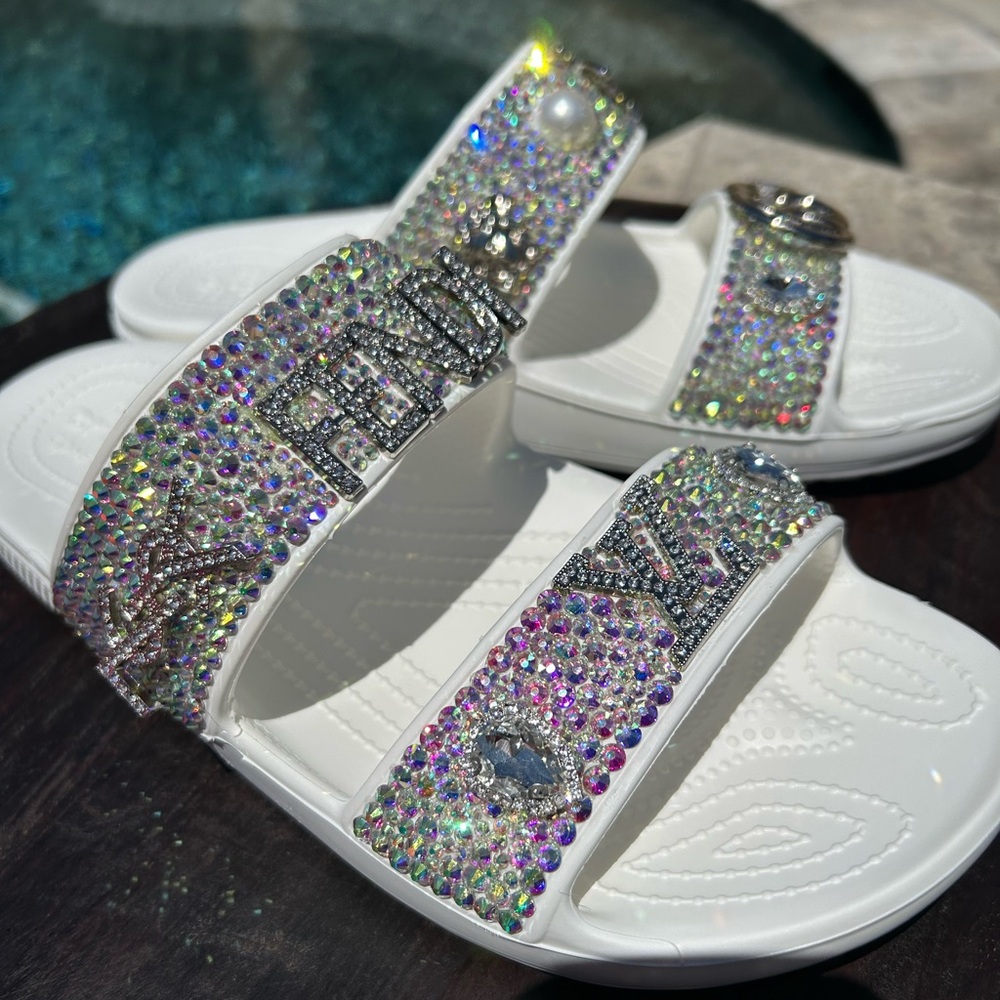 Blinged Out Rhinestone Custom Crocs - Picture 3 of 5